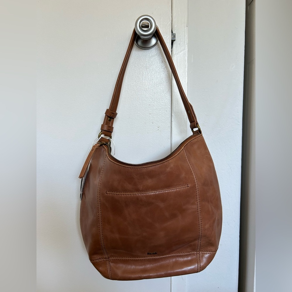 The Sak SEQUOIA Tobacco Embossed Hobo Bag NEW - Picture 7 of 11